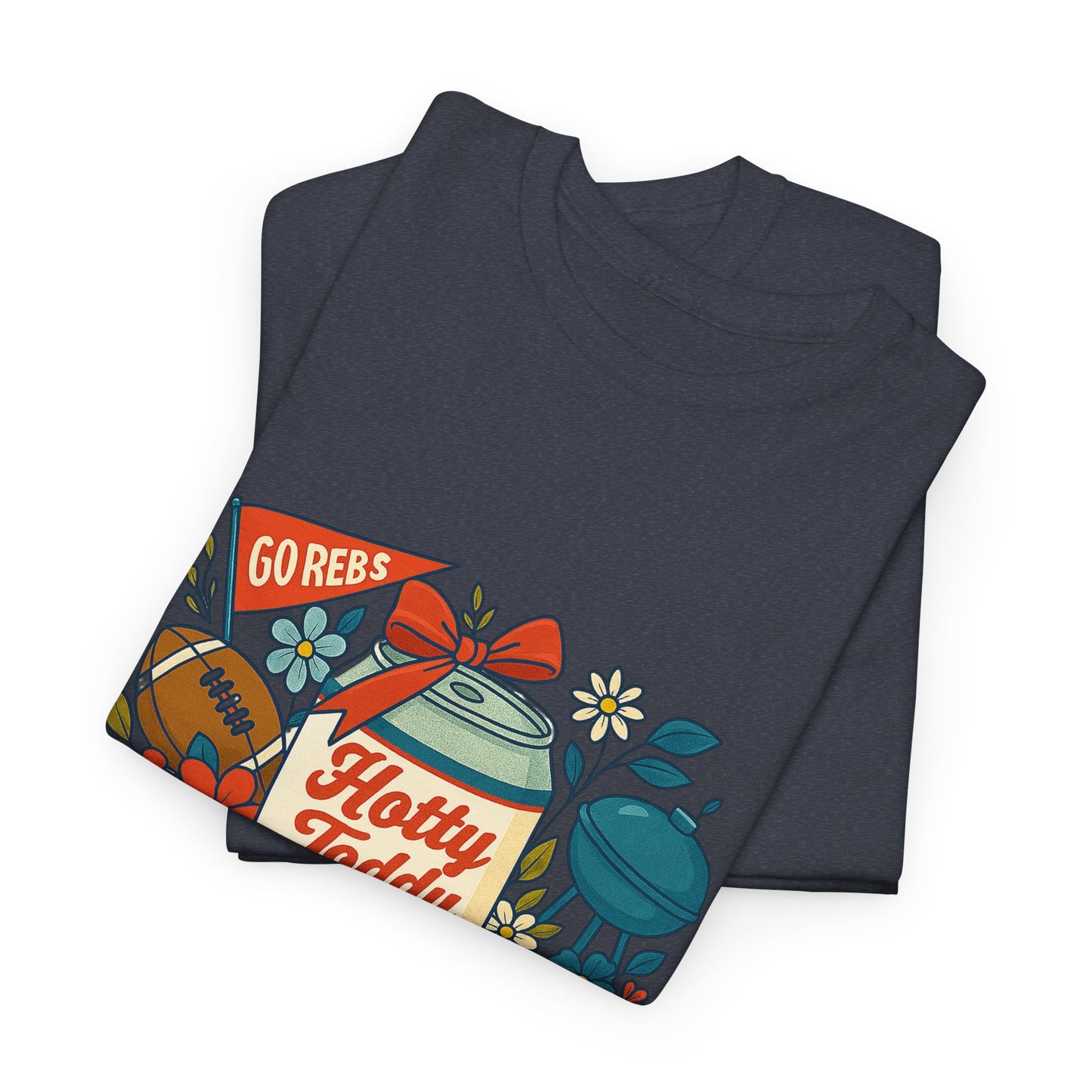 Hotty Toddy Heavy Cotton Tee - Unisex Graphic T-Shirt, Casual Wear, College Apparel, Gift for Students, Spring Break Fashion