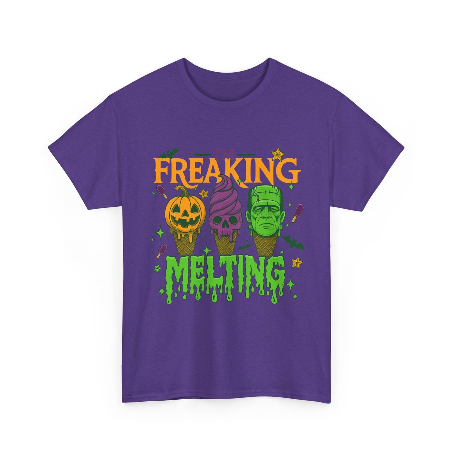 Halloween Unisex Heavy Cotton Tee, Fun Fall Shirt, Halloween Costume Top, Spooky Party Tee, Trick or Treat Apparel