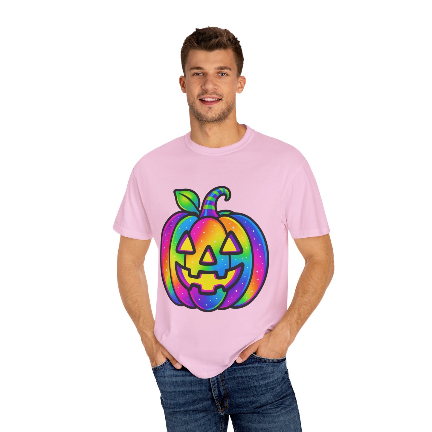 Colorful Pumpkin T-shirt for Halloween