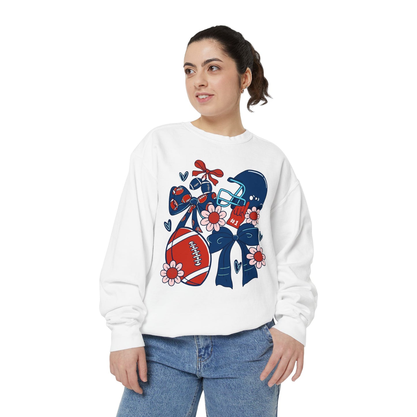 Football Game Day Unisex Sweatshirt - Comfort Colors