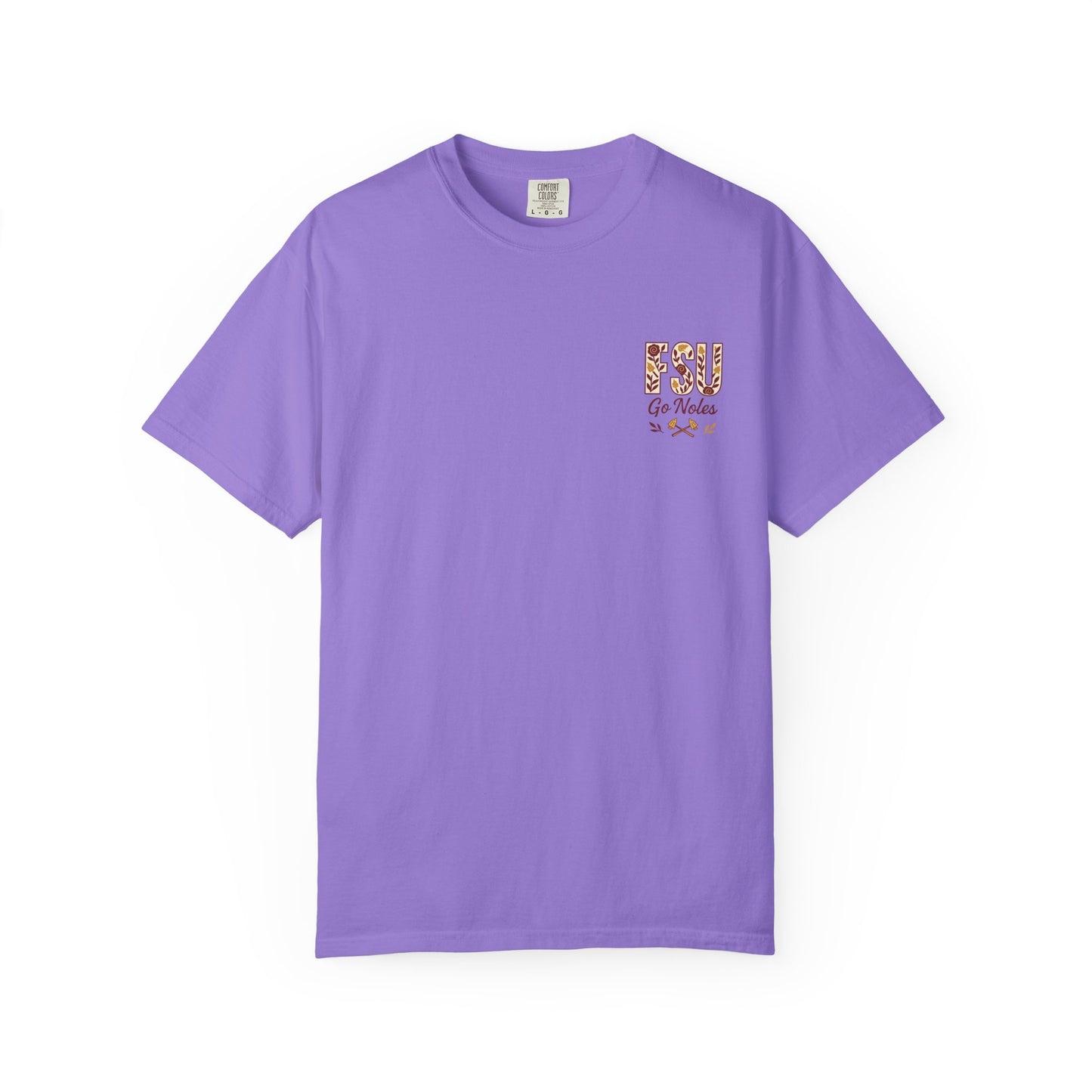 Tomahawk Nation T-Shirt, Unisex College Football Tees, Garment-Dyed Fan Apparel, Go Noles Spirit Wear, Game Day Outfit