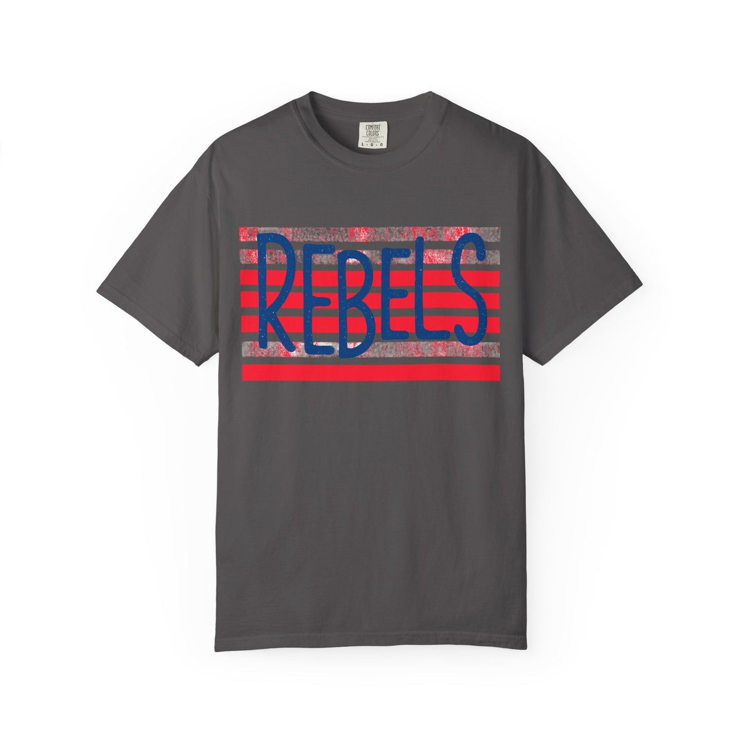 Rebels T-Shirt, Vintage Style Tee, Unisex Graphic Shirt, Summer Fashion, Independence Day Apparel, Football Game Day, Hotty Toddy