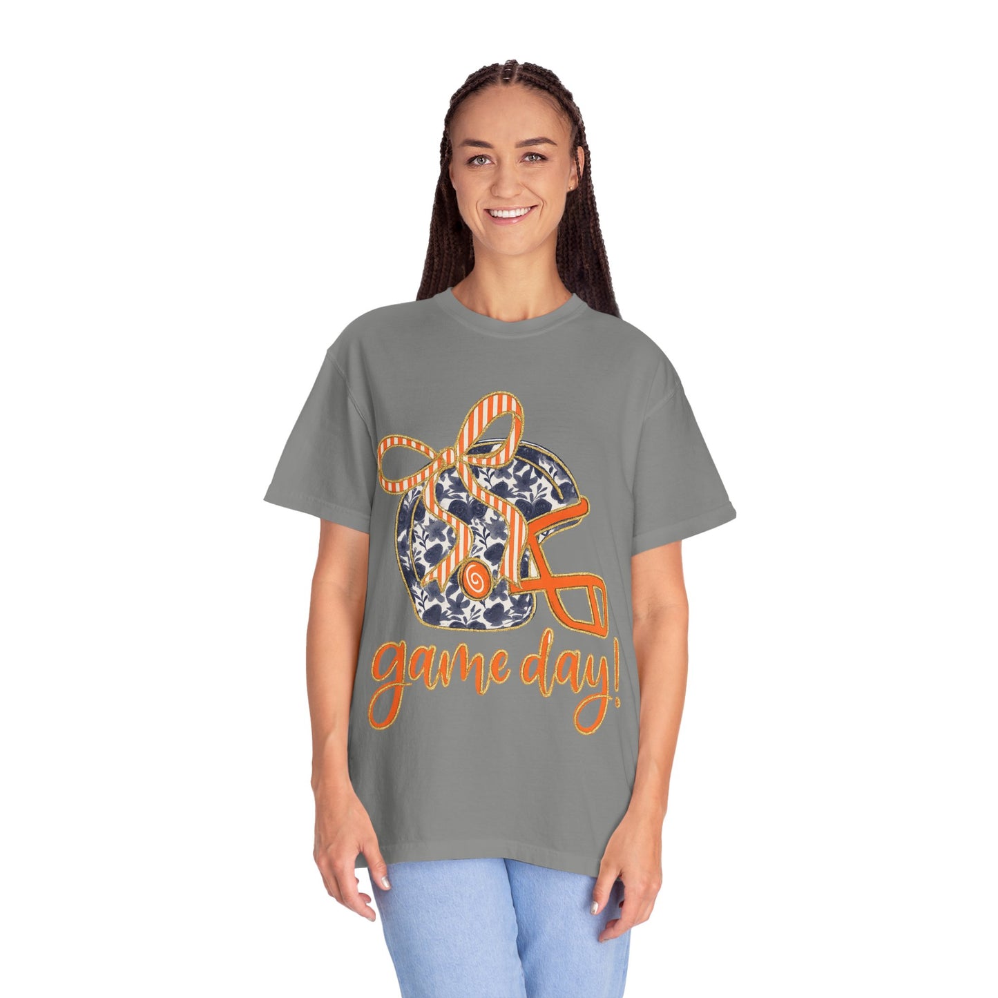 Game Day Coquette Style, Football Helmet T-Shirt | Unisex Sports Tee for Football Fans | Perfect for Tailgating, Game Everyday Wear
