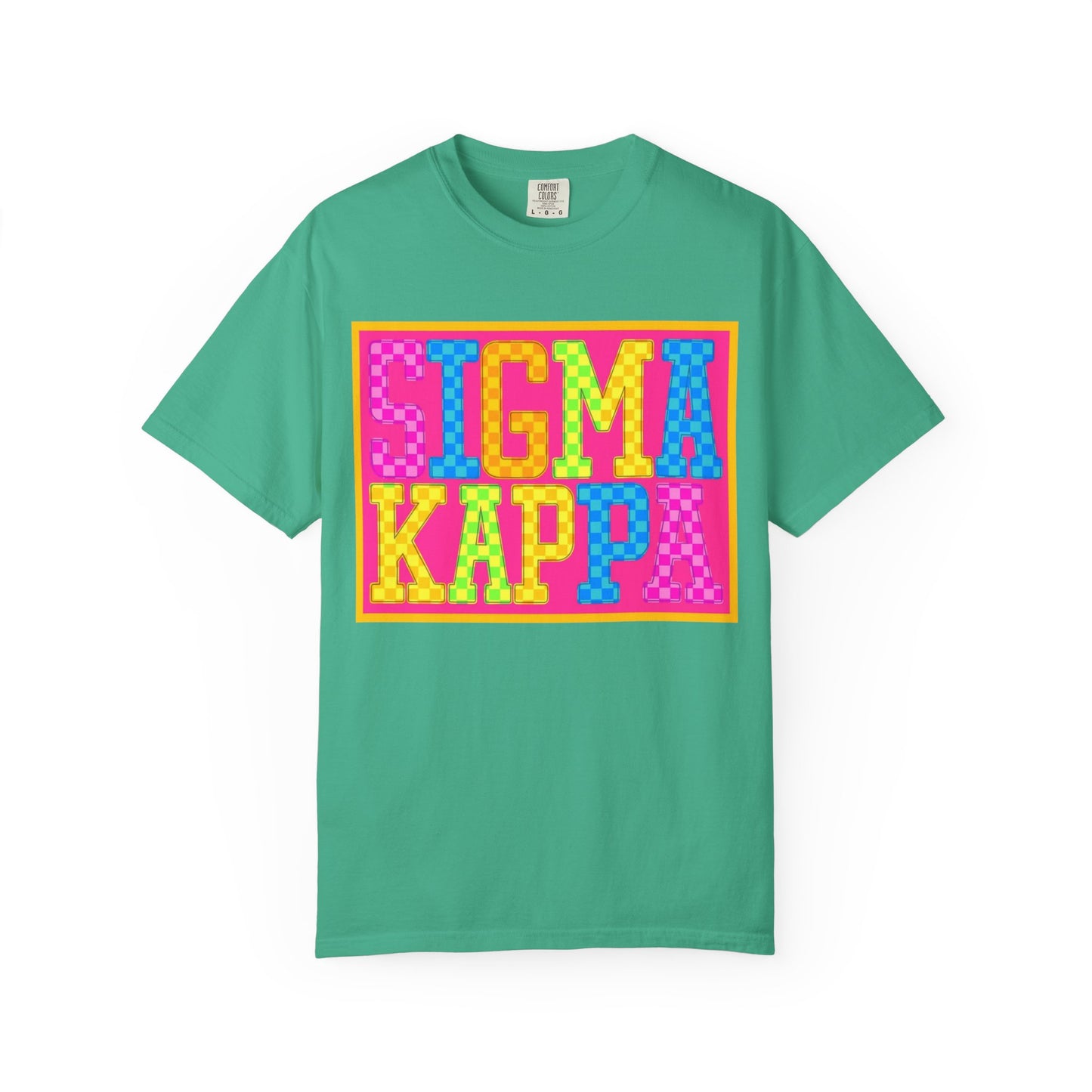 Colorful Sigma Kappa T-Shirt | Sorority Apparel