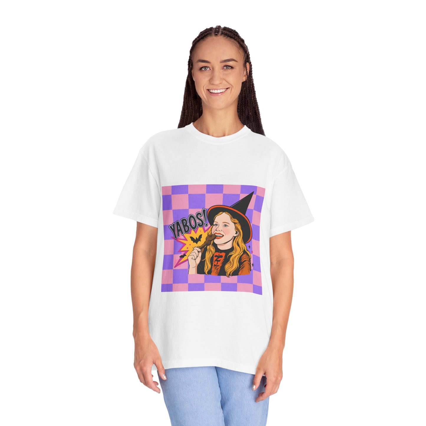 Witchy Vibes T-shirt - Yabos Graphic Tee, Cute Halloween Shirt, Unisex Funny Costume Top, October Celebration Attire, Gift for Witch Lovers
