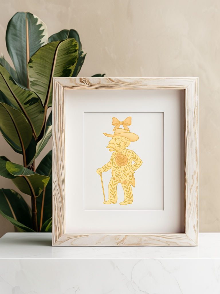 Coquette Colonel Rebel Canvas Wall Art