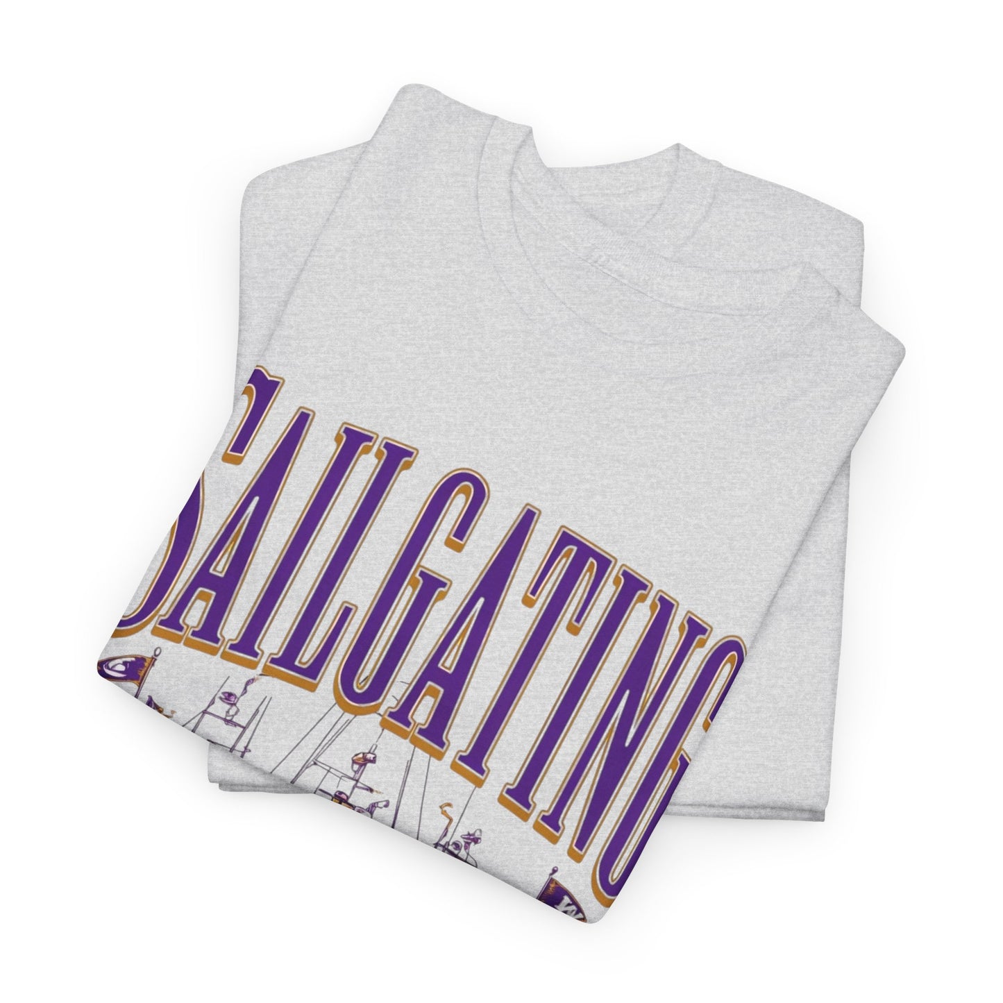 Sailgating Tee - Washington Huskies Unisex Heavy Cotton Shirt