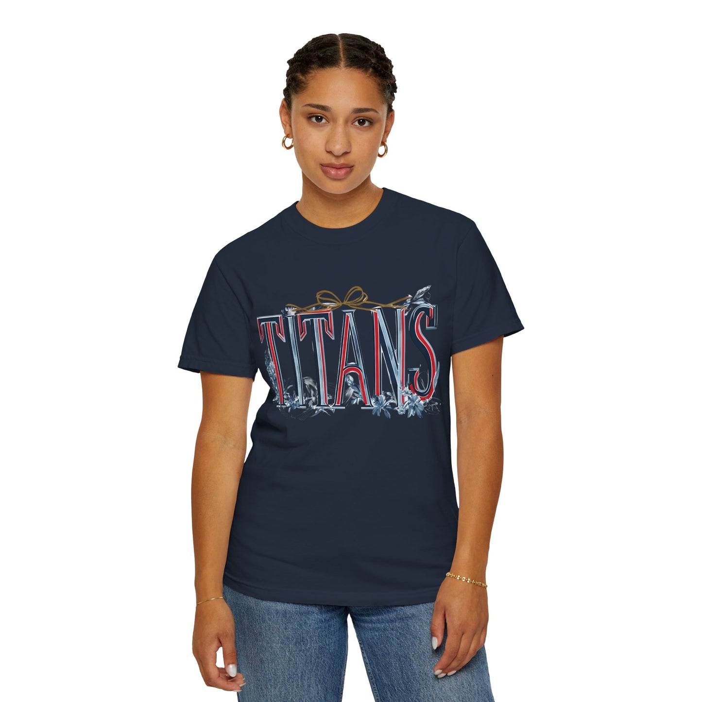 Floral Titans Garment-Dyed T-Shirt