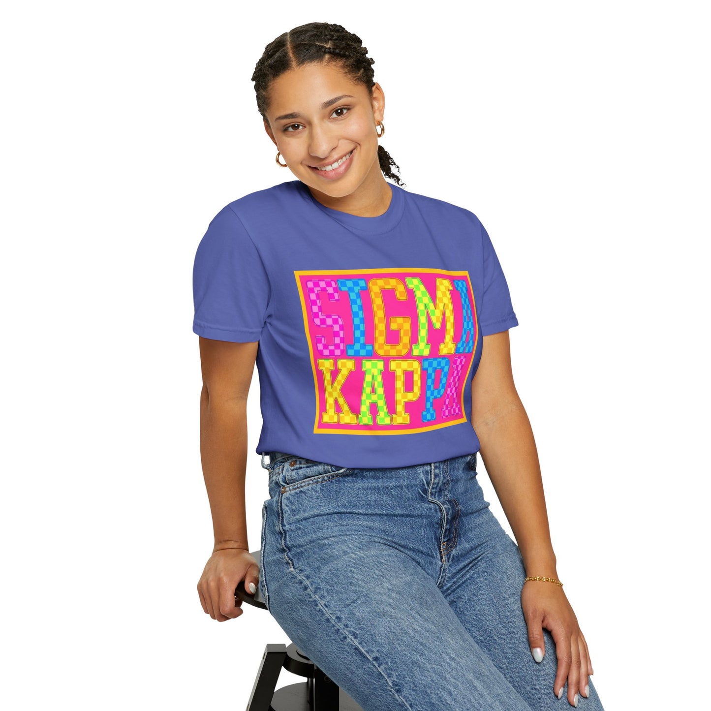 Colorful Sigma Kappa T-Shirt | Sorority Apparel
