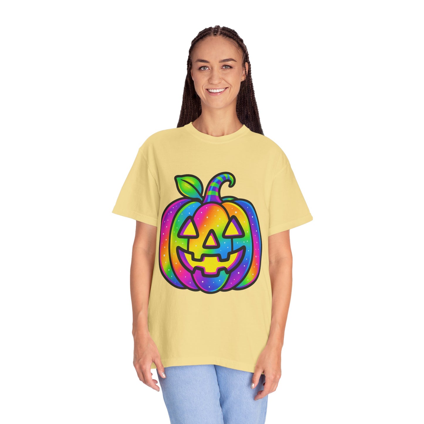 Colorful Pumpkin T-shirt for Halloween