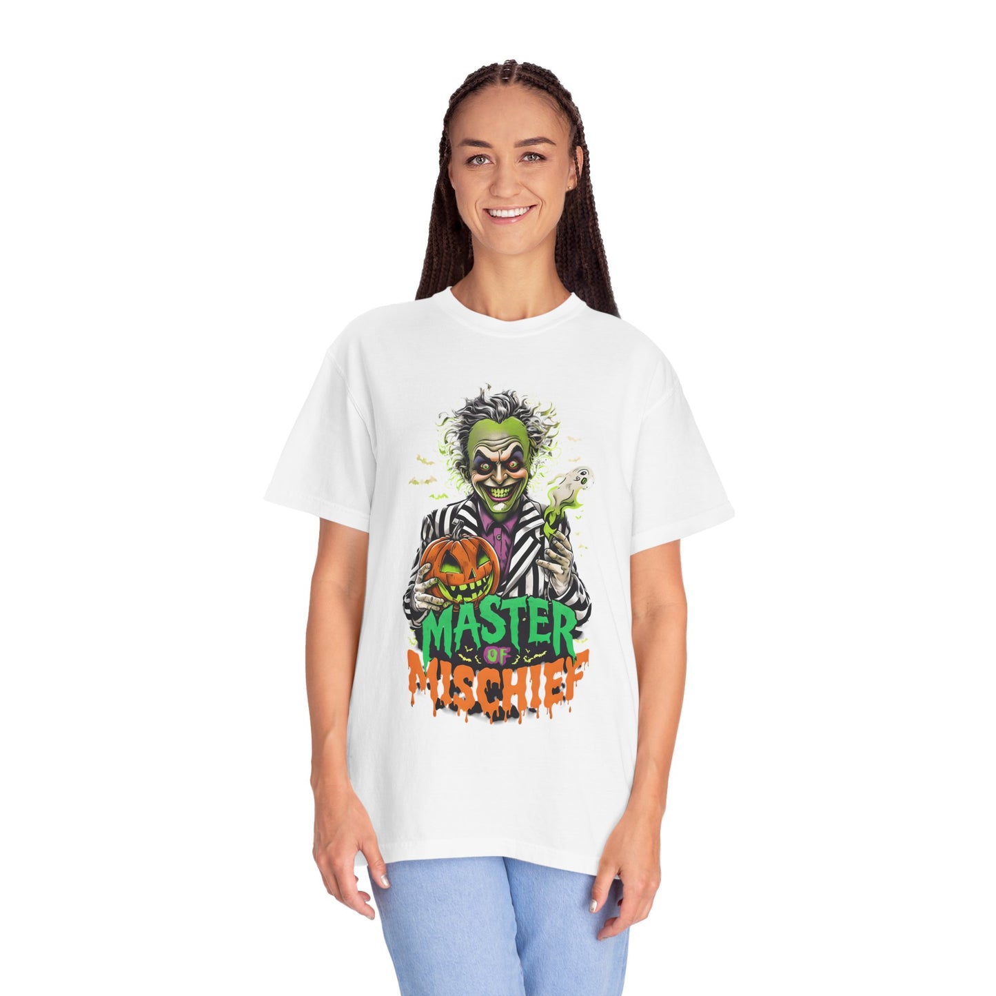 Master of Mischief Unisex T-Shirt, Halloween Party Shirt, Costume Tee, Spooky Gift, Fall Apparel, Graphic Tee