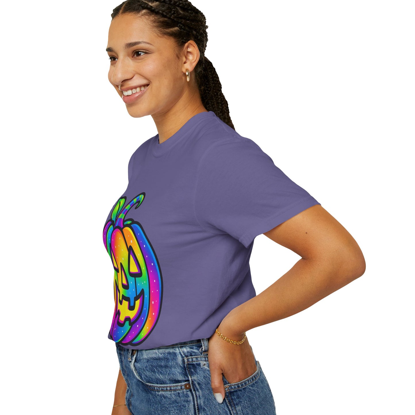 Colorful Pumpkin T-shirt for Halloween