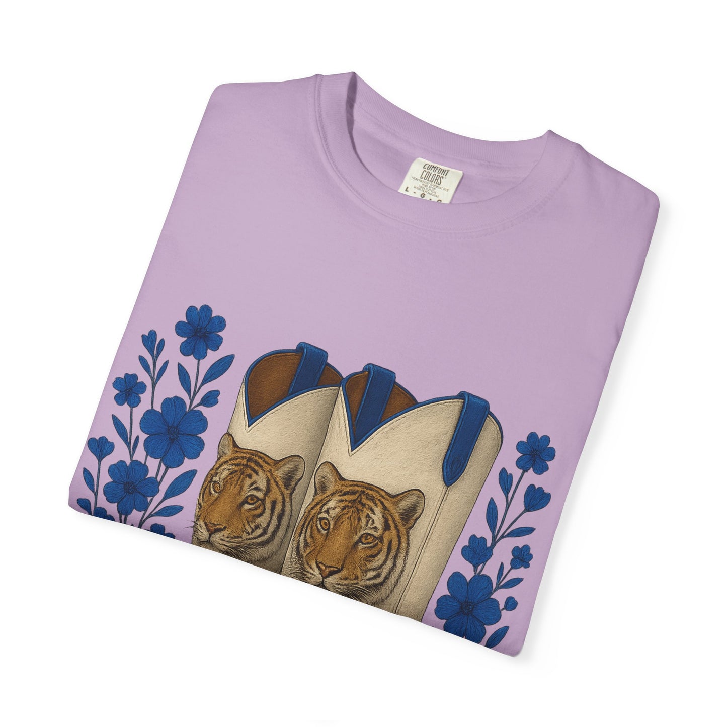 Graphic T-Shirt - Cowboy Boots & Tigress, Unisex Tee, Vintage Country Style-Memphis Tiger Fan