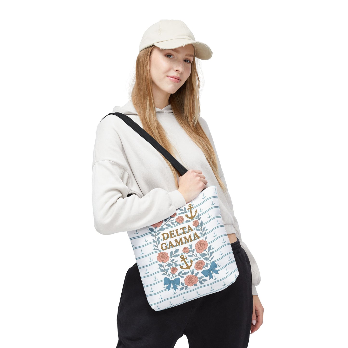 Floral Tote Bag - Delta Gamma Sisterhood Gift