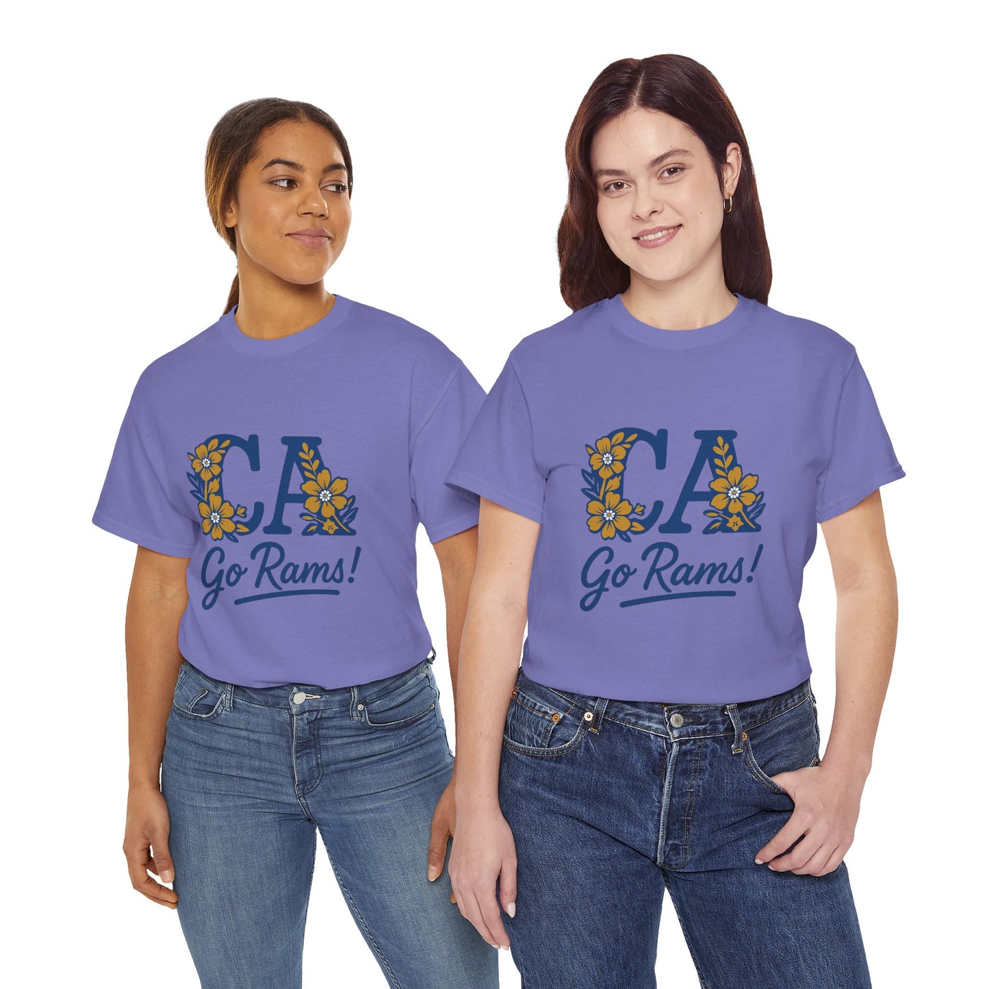 CA Rams Floral Tee