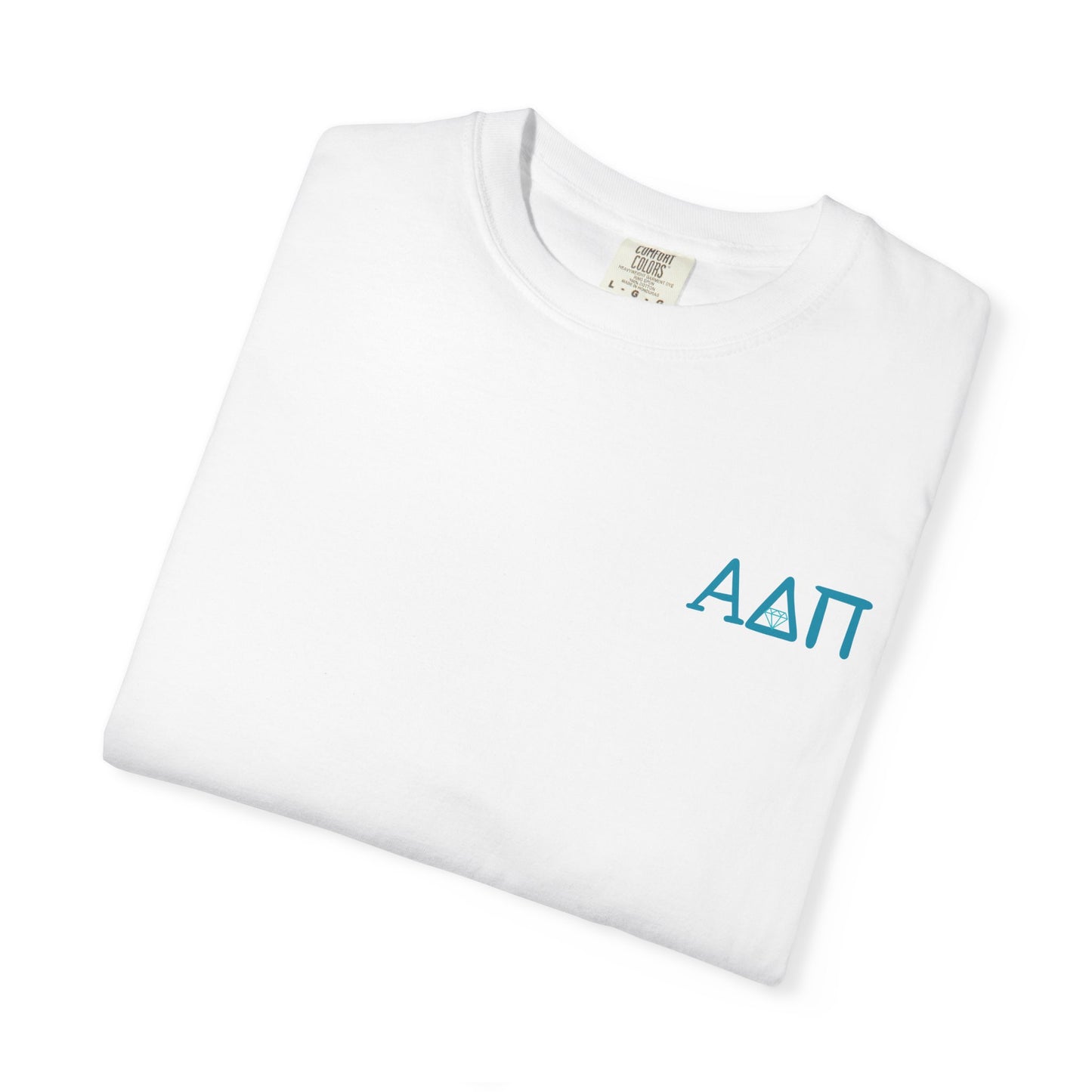 Alpha Delta Pi T-Shirt, Sorority Shirt, College Apparel, Greek Life Gift, Unisex Garment-Dyed Tee