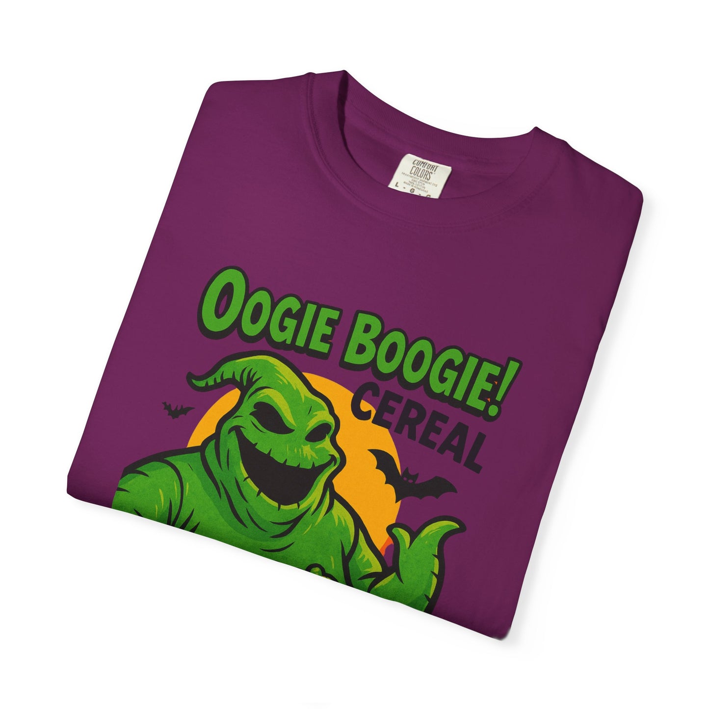 Oogie Boogie Cereal Unisex T-Shirt, Halloween Tee, Cartoon Apparel, Gifts for Fans, Unique Graphic Shirt, Spooky Style