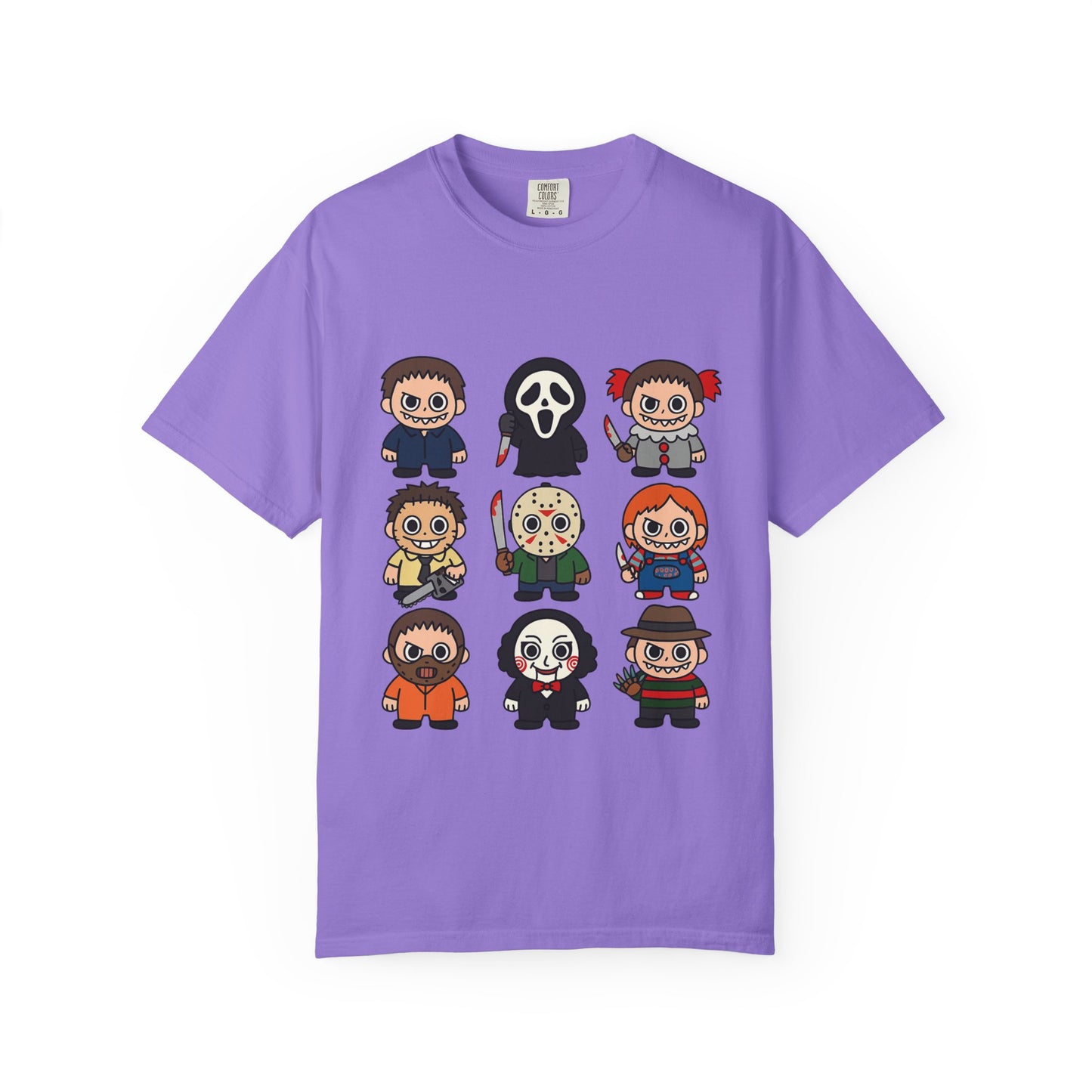 Pop Culture Horror Character T-Shirt, Unisex Tee, Halloween Tee, Horror Movie Merch, Funny Graphic Shirt, Gift for Horror Fans