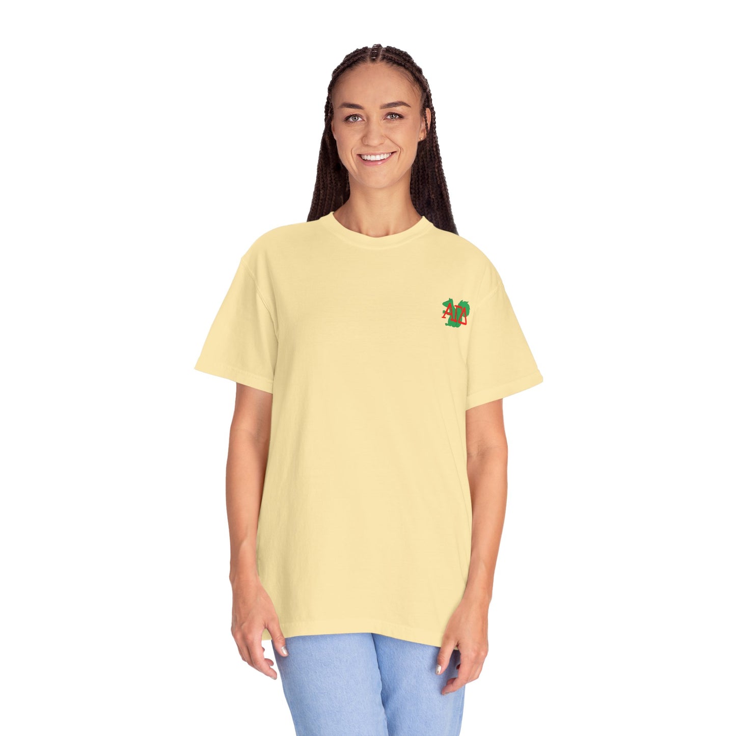 AGD Charming Sorority T-Shirt, Squirrel Design, Unisex Apparel, Perfect Gift, Casual Wear, College Life, Greek Life, Fraternity Events