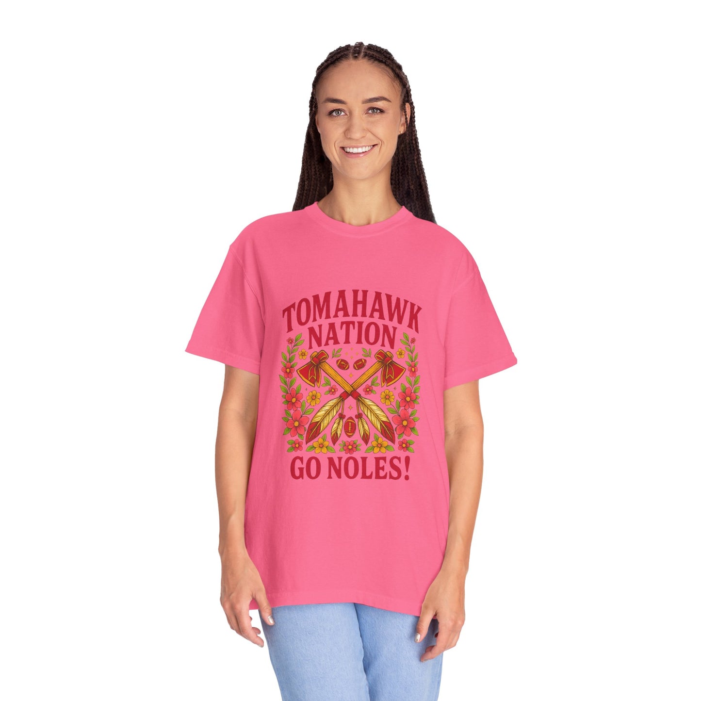 Tomahawk Nation Unisex T-shirt | Go Noles Vintage Style Tee, Perfect for Game Day, College Spirit Wear, Football Fans, Sports Apparel