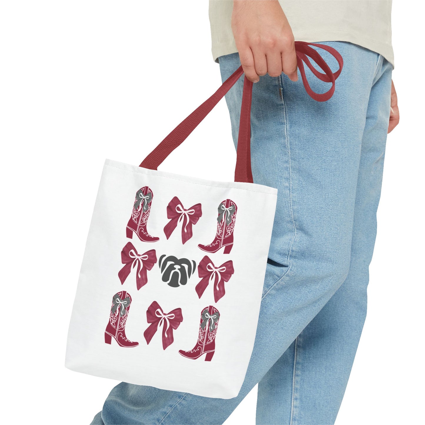 Msu bulldogs tote bag, mississippi state gift, mississippi fan gift, msu alumni, go dogs, starkville mississippi, graduation gift, msu game day tote bag