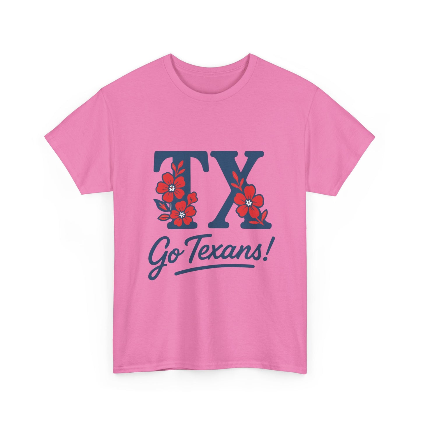 Texas Pride Unisex Cotton Tee | Go Texans! T-Shirt, Casual Wear, Game Day Shirt, Gift for Fans, Spring/Summer Style