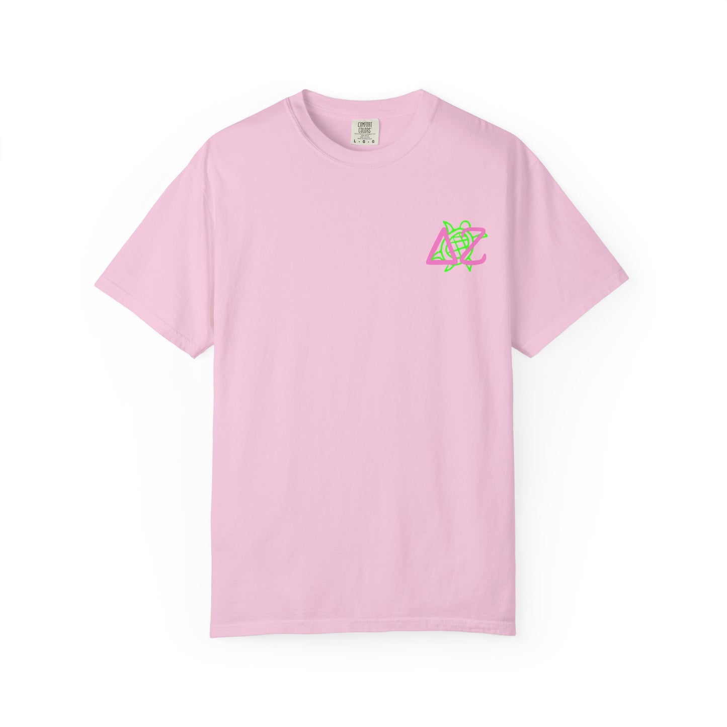 Delta Zeta Unisex T-Shirt, Sorority Shirt, Garment-Dyed Tee, Cute College Top, Sisterhood Apparel, Gift for Sorority Sisters