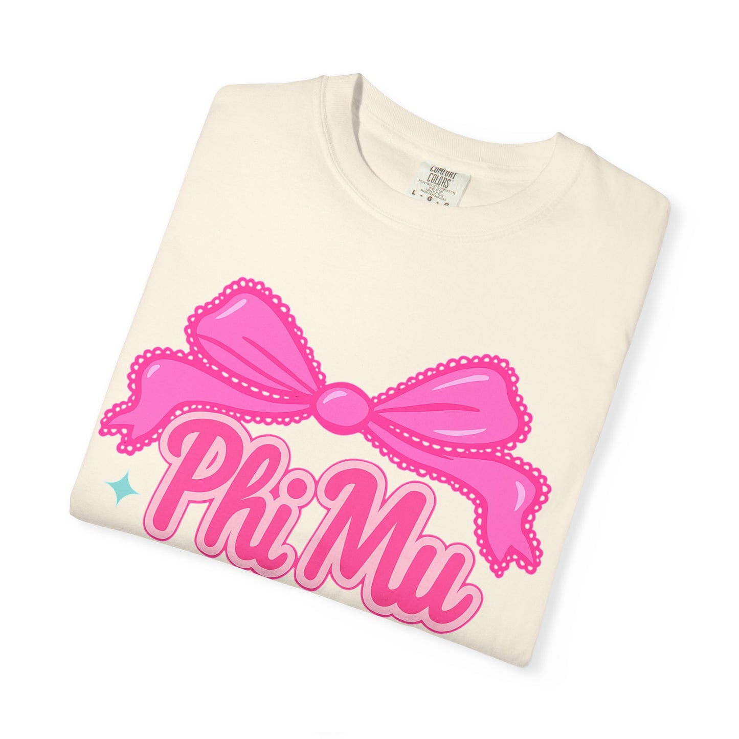 PhiMu Bow Pink Sorority T-Shirt