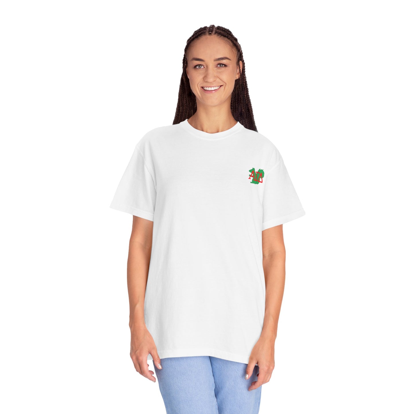 AGD Charming Sorority T-Shirt, Squirrel Design, Unisex Apparel, Perfect Gift, Casual Wear, College Life, Greek Life, Fraternity Events