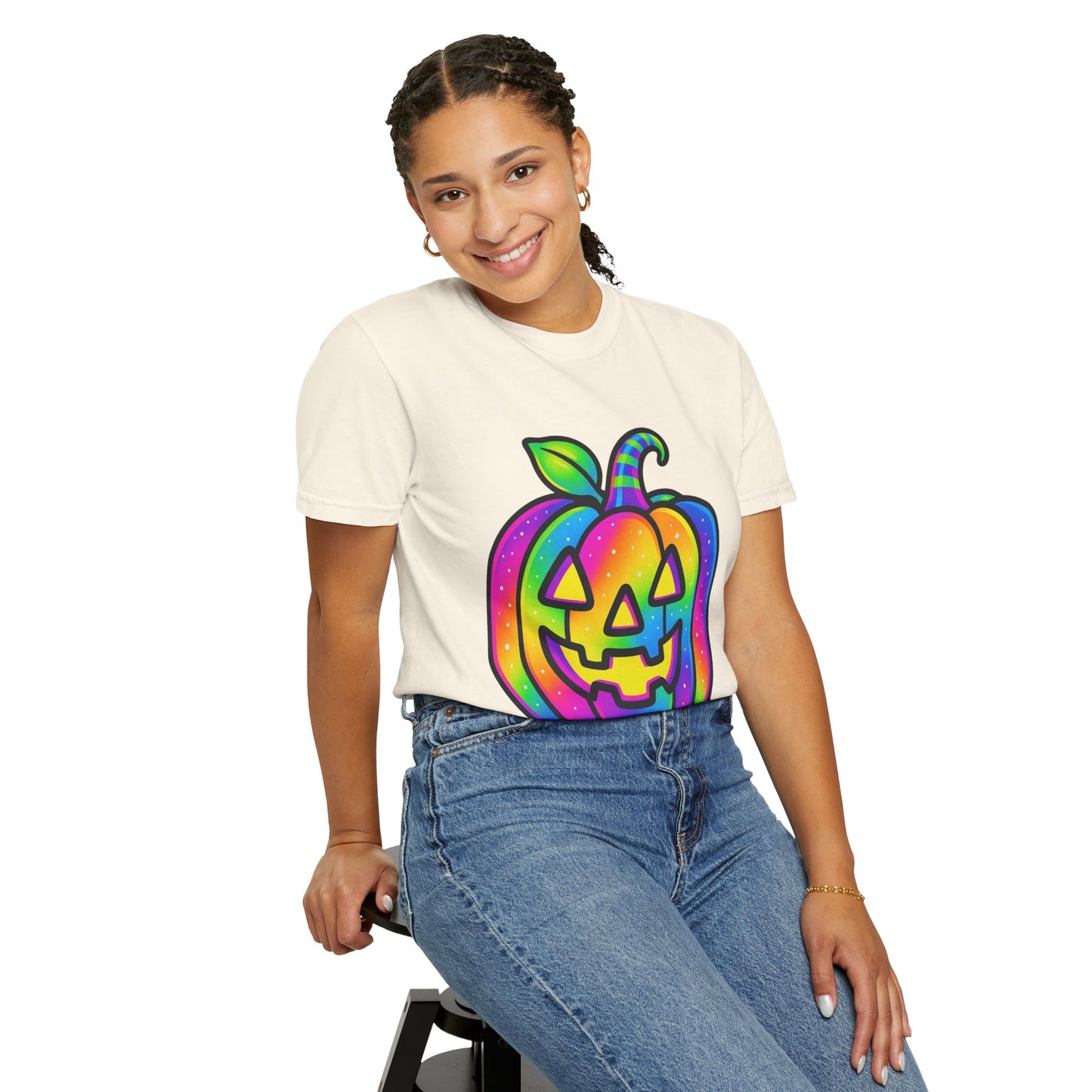 Colorful Pumpkin T-shirt for Halloween