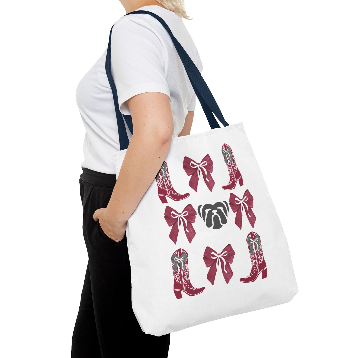 Msu bulldogs tote bag, mississippi state gift, mississippi fan gift, msu alumni, go dogs, starkville mississippi, graduation gift, msu game day tote bag
