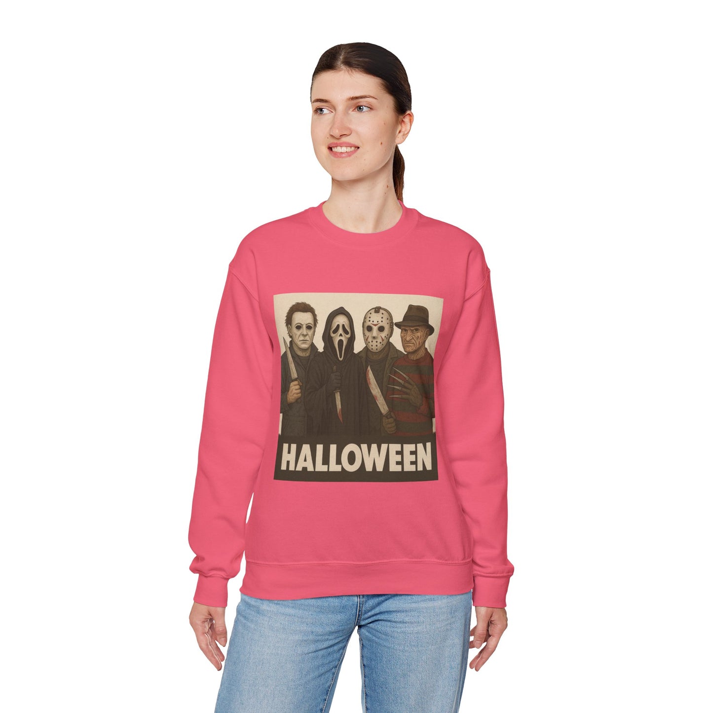 Spooky Movie Crewneck Sweatshirt - Halloween Horror Apparel