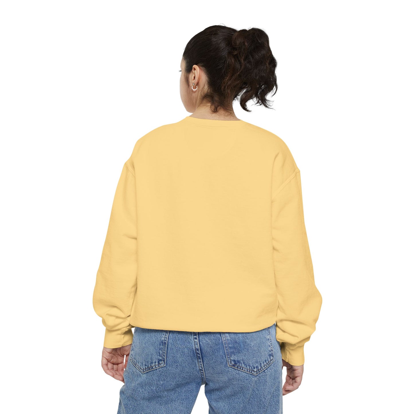 AlphaChi Garment-Dyed Sweatshirt, Sorority Sweatshirt, Personalized Gift, College Apparel, Comfortable Crewneck, Trendy Fashion