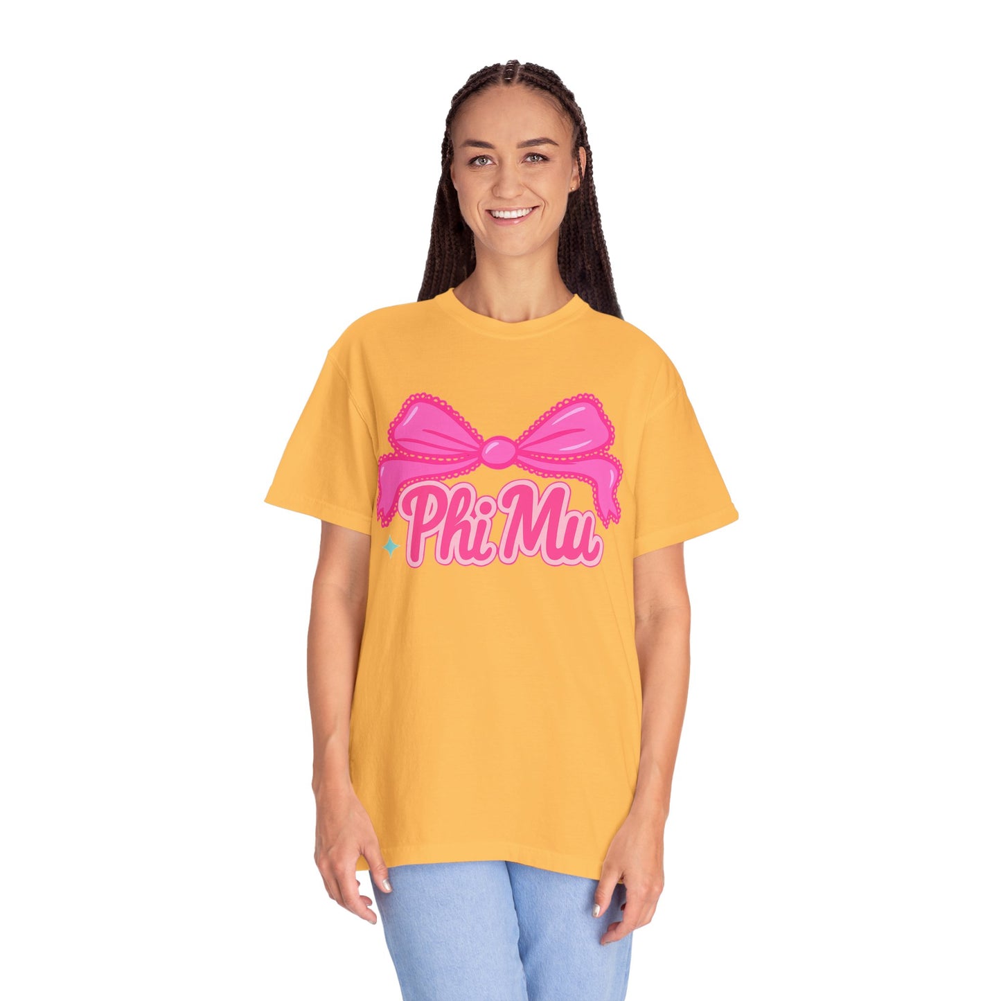 PhiMu Bow Pink Sorority T-Shirt