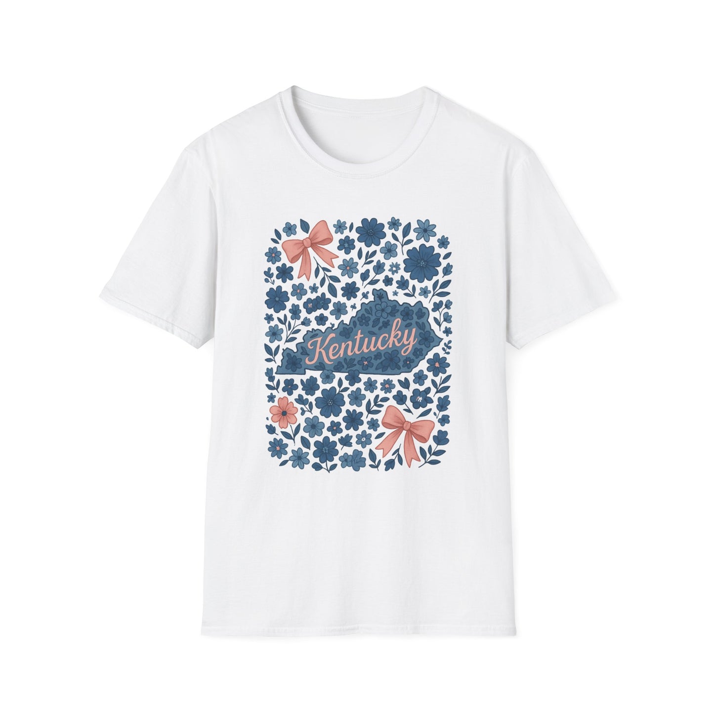 Kentucky Floral Unisex T-Shirt, Kentucky Shirt, Southern Pride Tee, Spring Fashion Top, Gift for Her, Casual Wear