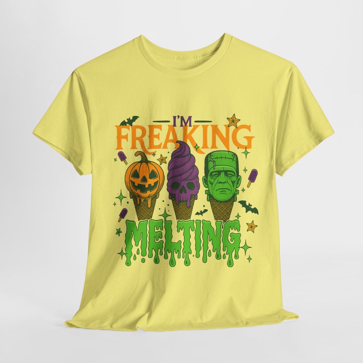 Halloween Unisex Heavy Cotton Tee, Fun Fall Shirt, Halloween Costume Top, Spooky Party Tee, Trick or Treat Apparel