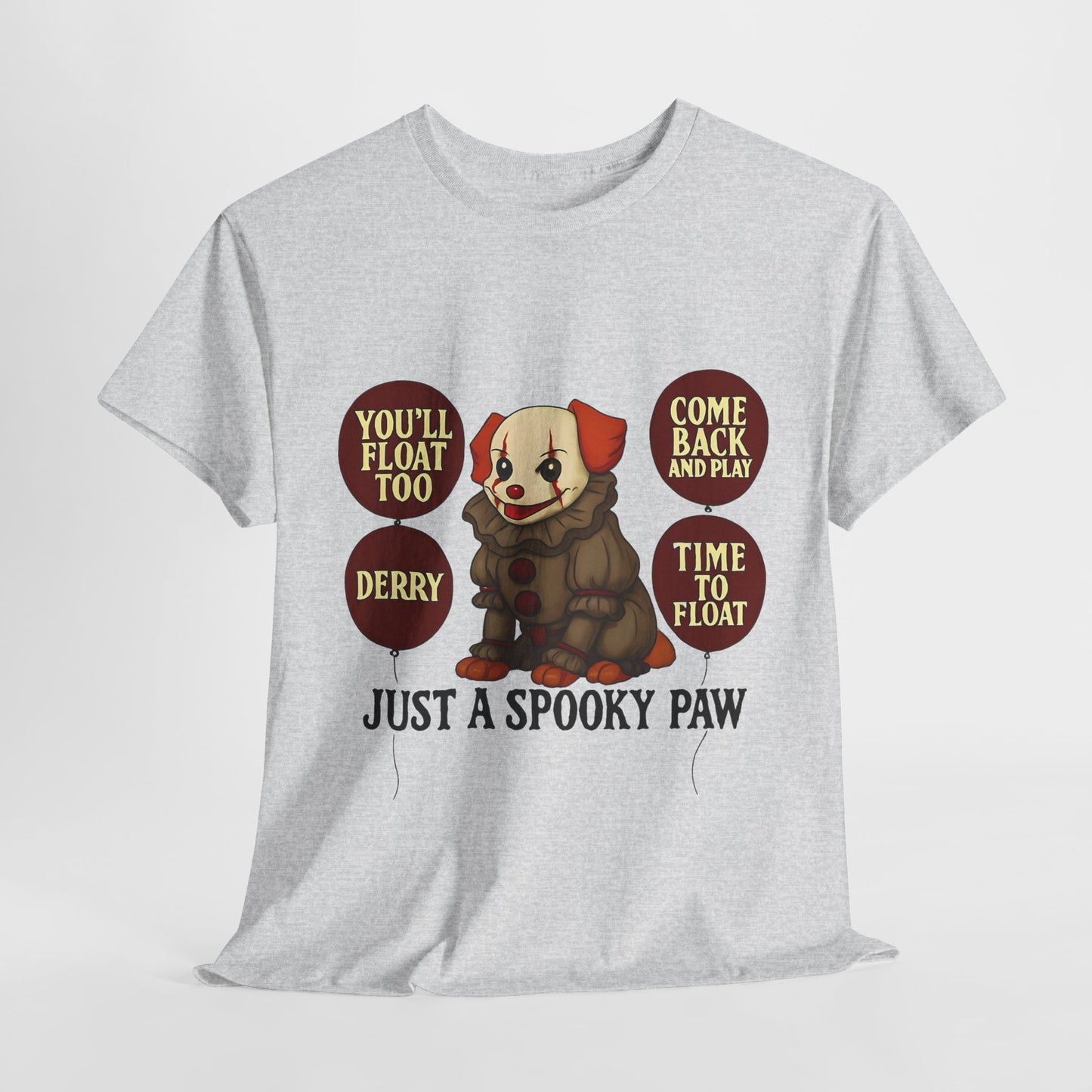 Spooky Dog Tee Clown Pup Pennywise