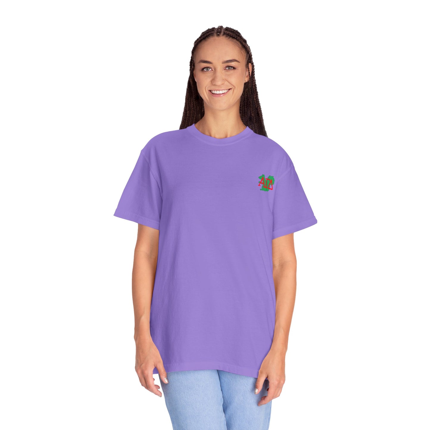AGD Charming Sorority T-Shirt, Squirrel Design, Unisex Apparel, Perfect Gift, Casual Wear, College Life, Greek Life, Fraternity Events