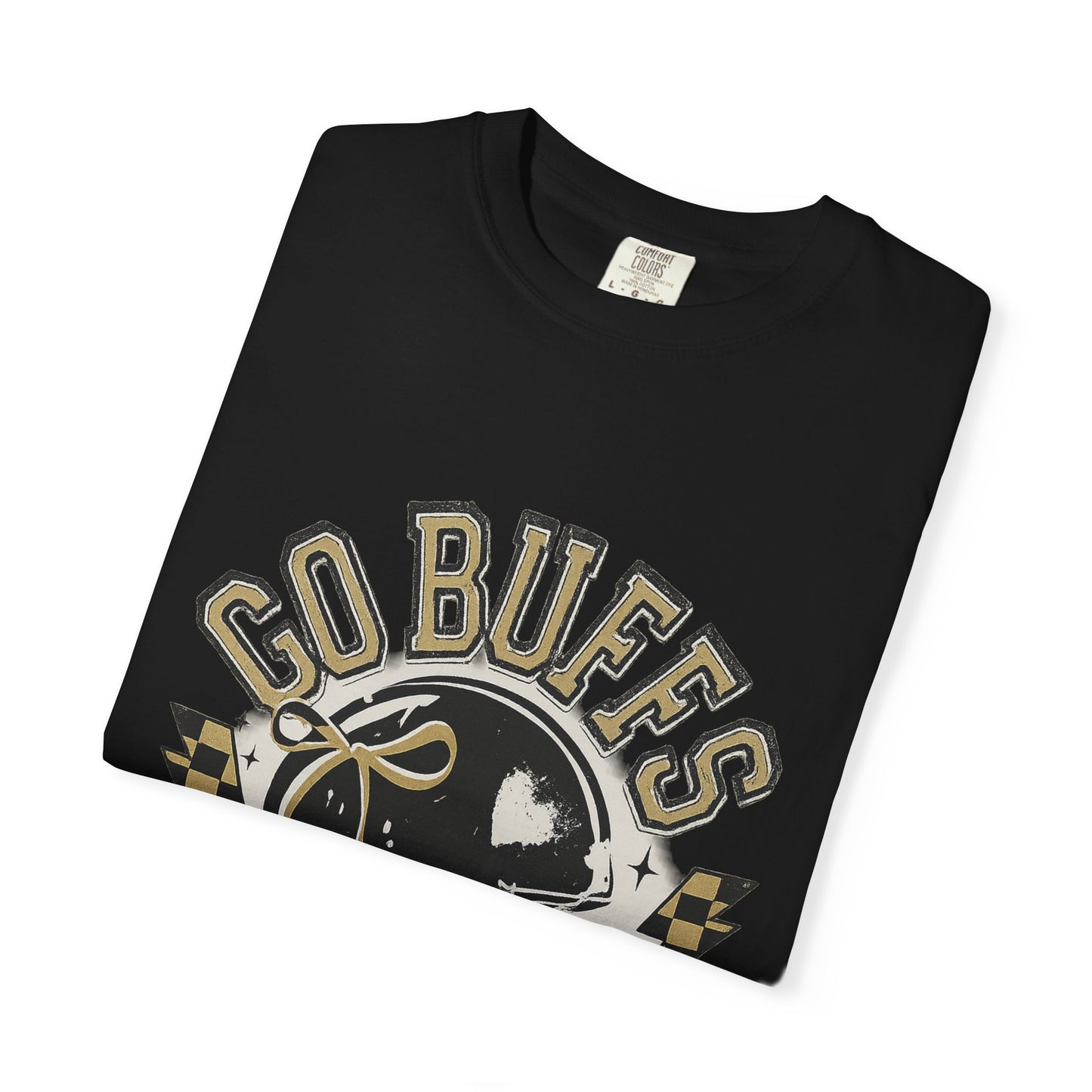 Vintage Sports Fan T-Shirt - Go Buffs Graphic Tee