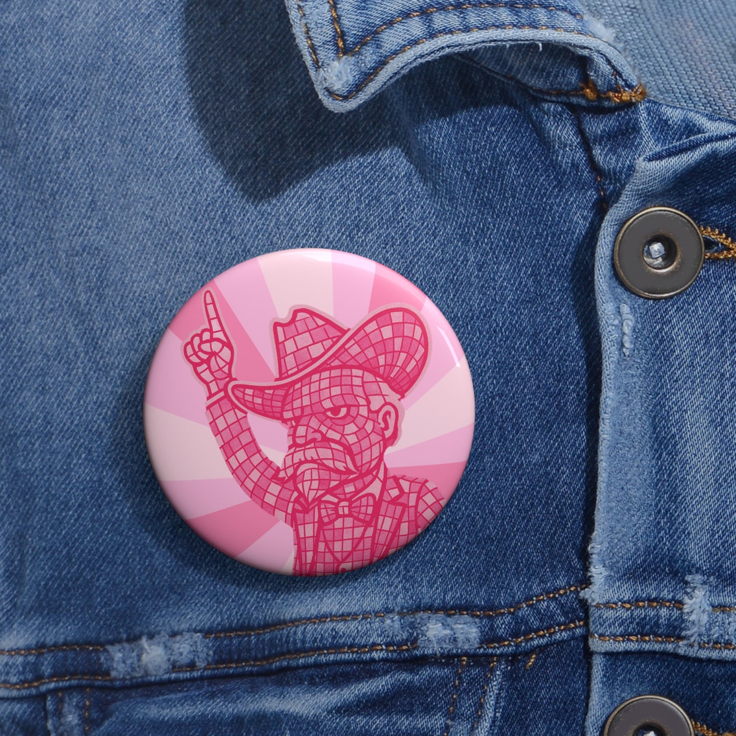 MS Rebels Game Day Vintage Pin Buttons