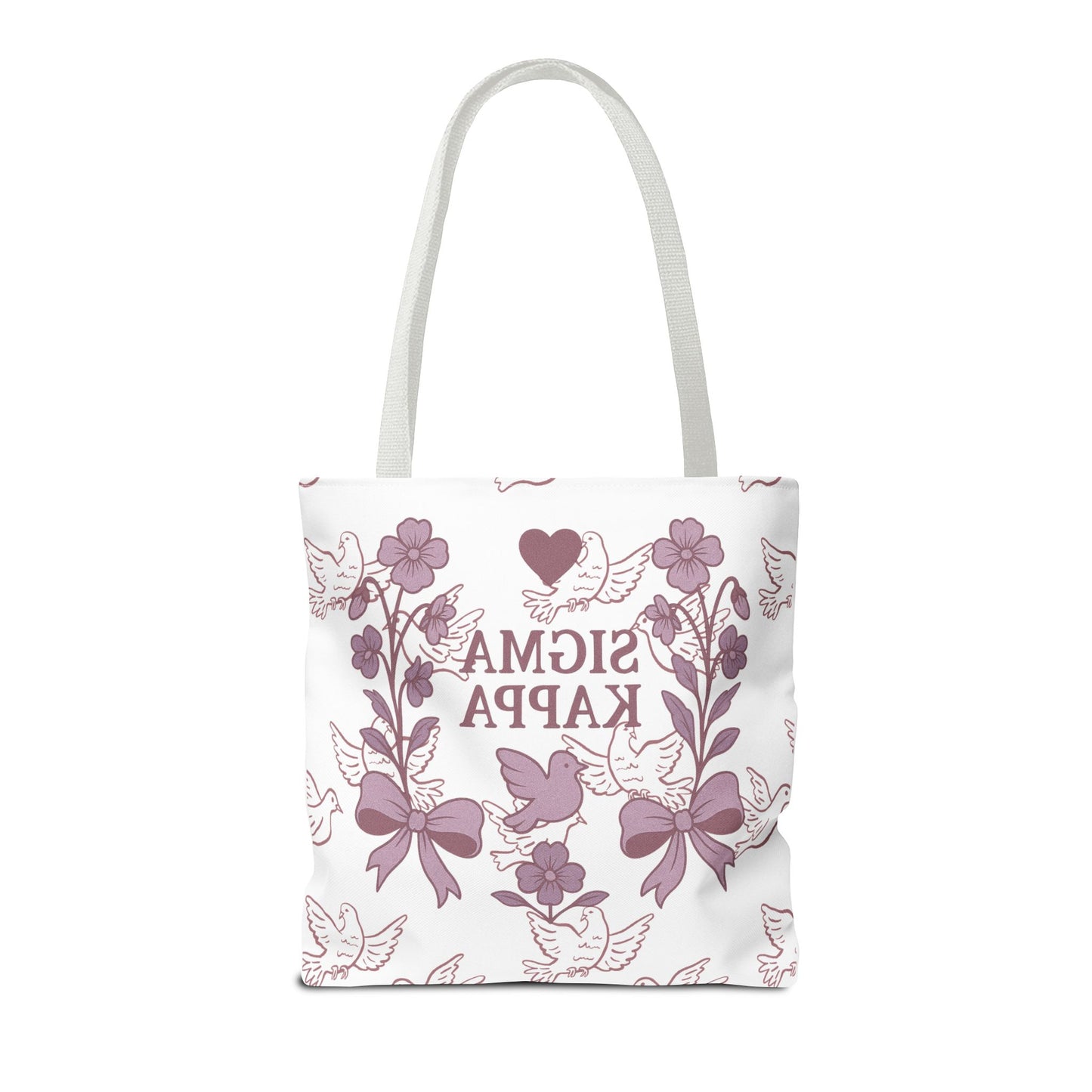 Sigma Kappa Floral Tote Bag | Sorority Gift, Eco-Friendly Carry-All, College Accessory, Stylish Shopping Bag, Chic Beach Tote