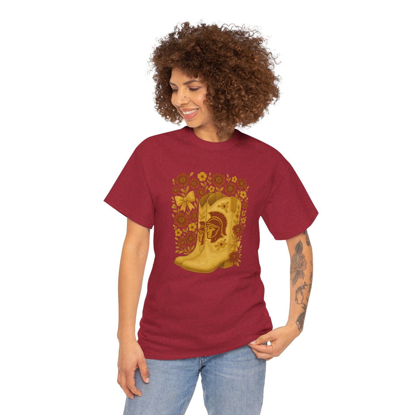 Trojans Cowboy Boot Tee
