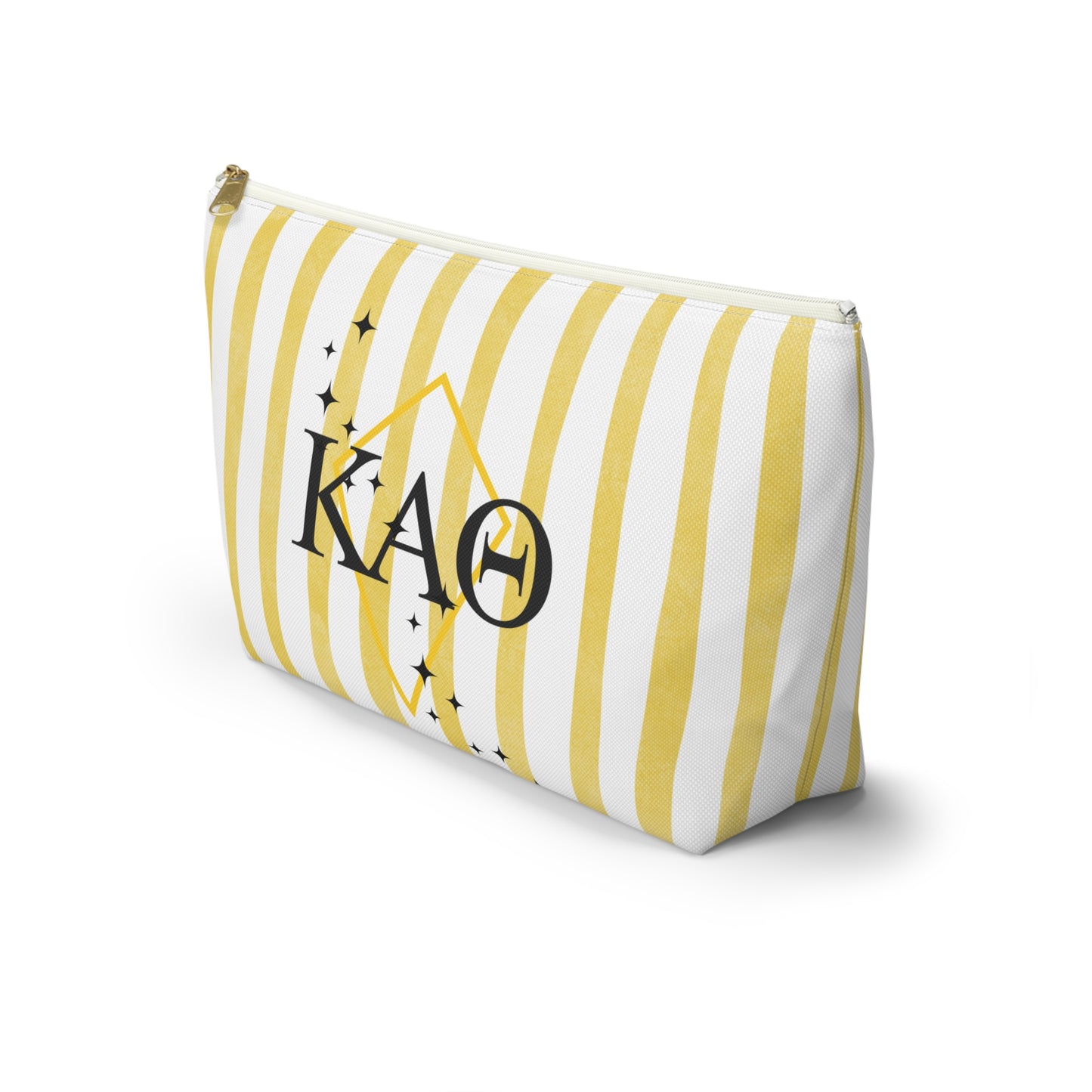 Kappa Alpha Theta Chic Accessory Pouch for Everyday Essentials, Personalized Makeup Bag, Travel Organizing Case, Gifts for Her, Stylish Storage Solution