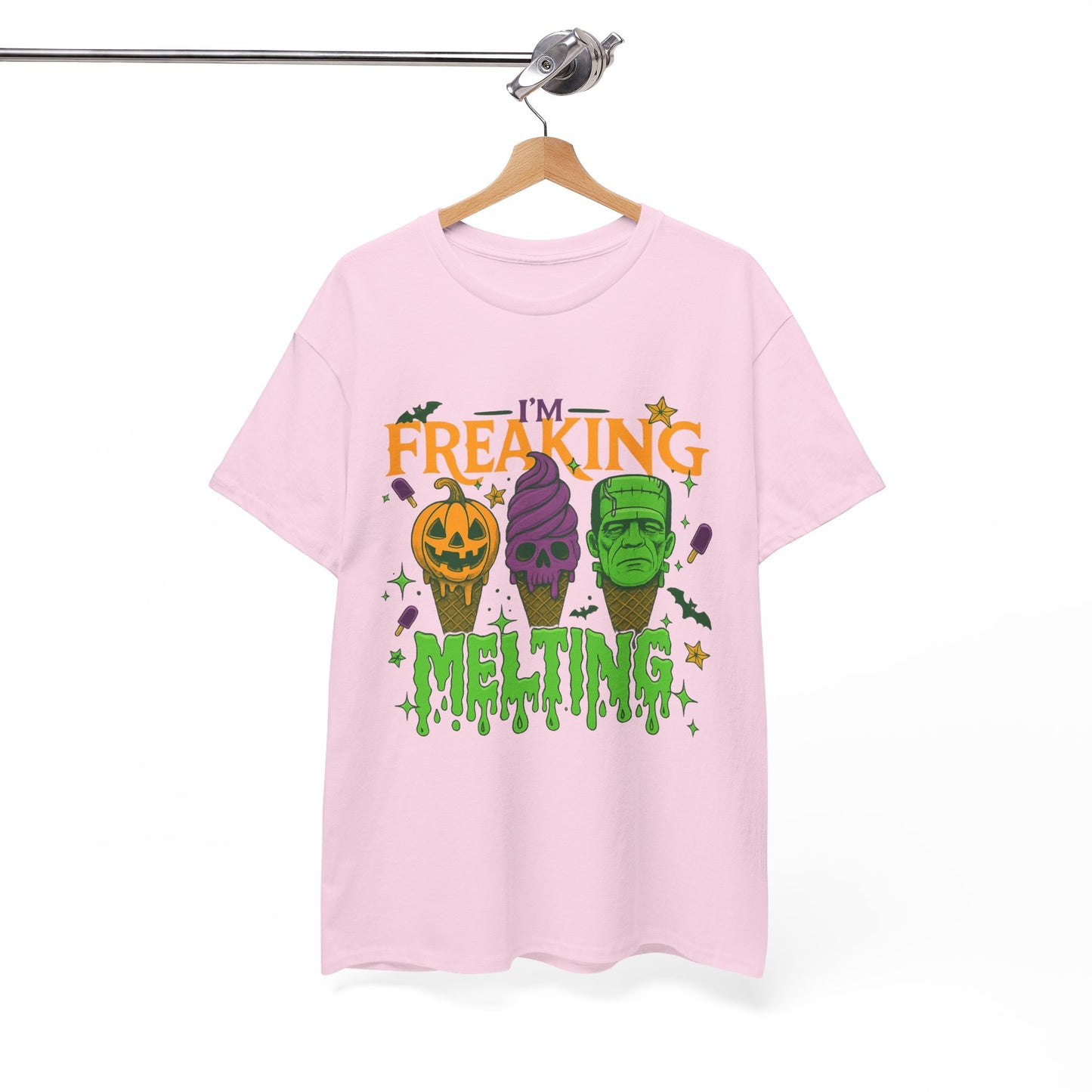 Halloween Unisex Heavy Cotton Tee, Fun Fall Shirt, Halloween Costume Top, Spooky Party Tee, Trick or Treat Apparel
