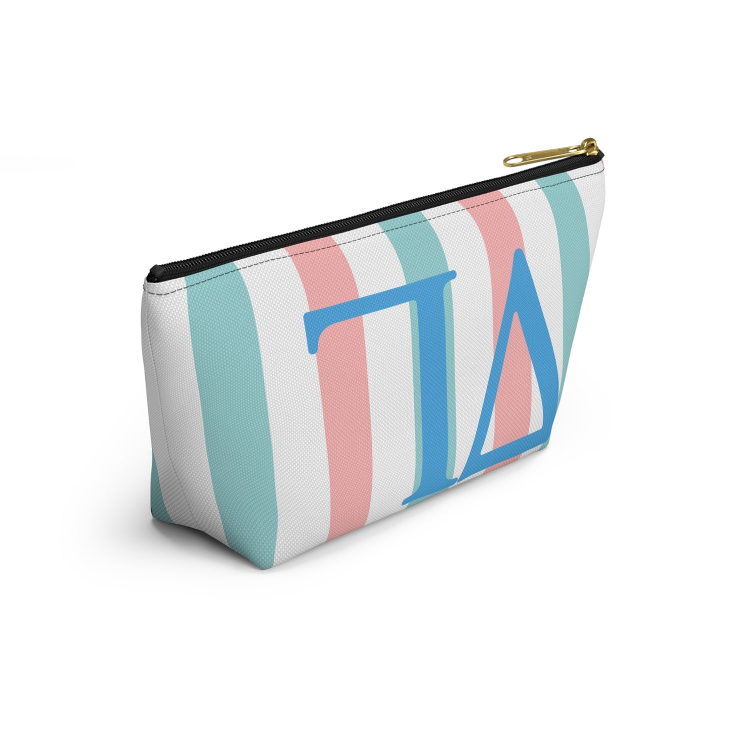 DG Greek Letter Accessory Pouch, Makeup Bag, Travel Toiletry Organizer, Personalized Gift, Sorority Essentials, Deltas, Greek Life