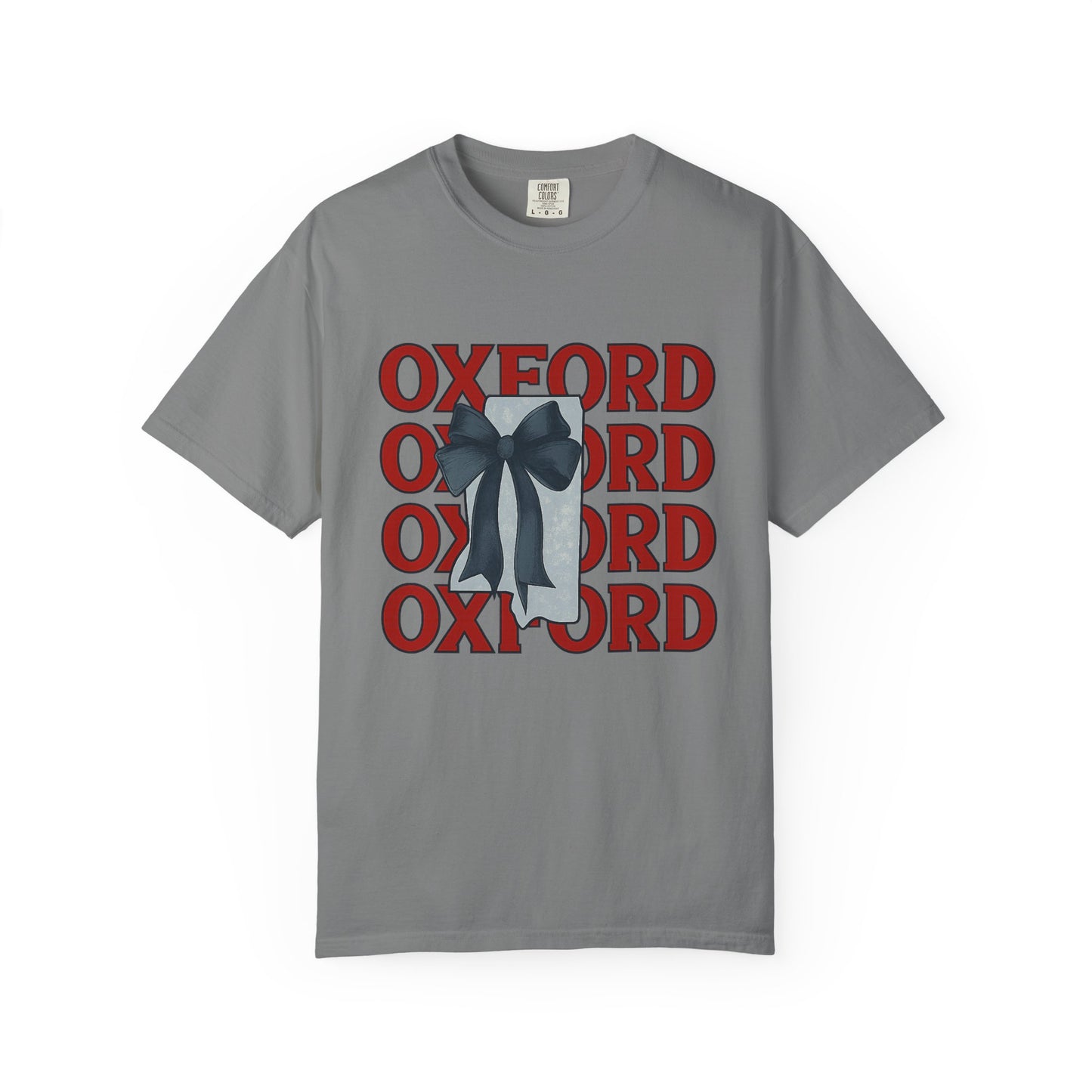 Oxford Bow Graphic Tee, Casual Unisex T-shirt, Gift for Students, College Apparel, Trendy Fashion Top, Birthday Gift