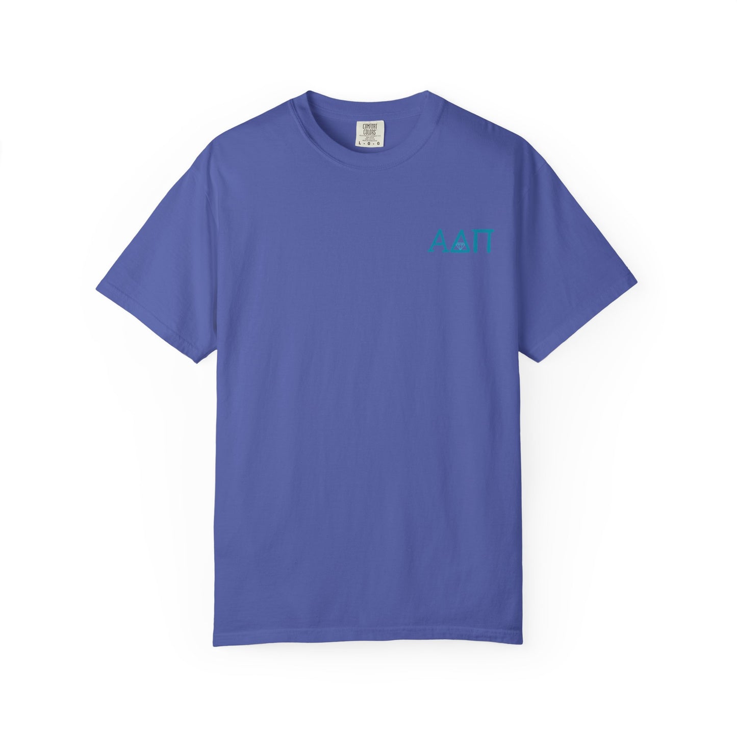 Alpha Delta Pi T-Shirt, Sorority Shirt, College Apparel, Greek Life Gift, Unisex Garment-Dyed Tee
