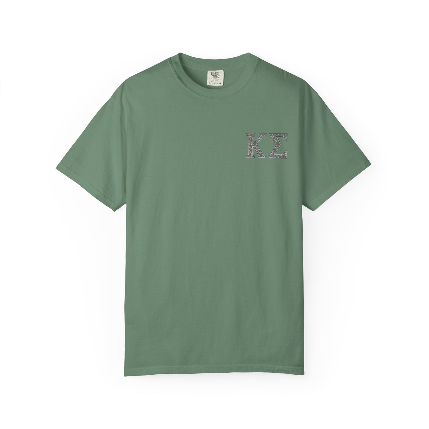Kappa Sigma Garment-Dyed Unisex T-Shirt, Casual Wear, Greek Life Apparel, College Student Gift, Comfy Streetwear