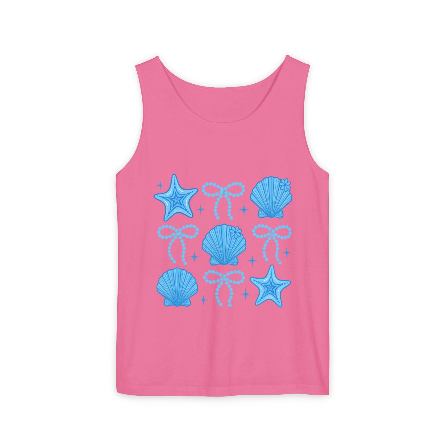 Pearls & Shells Comfort Colors Tank Top