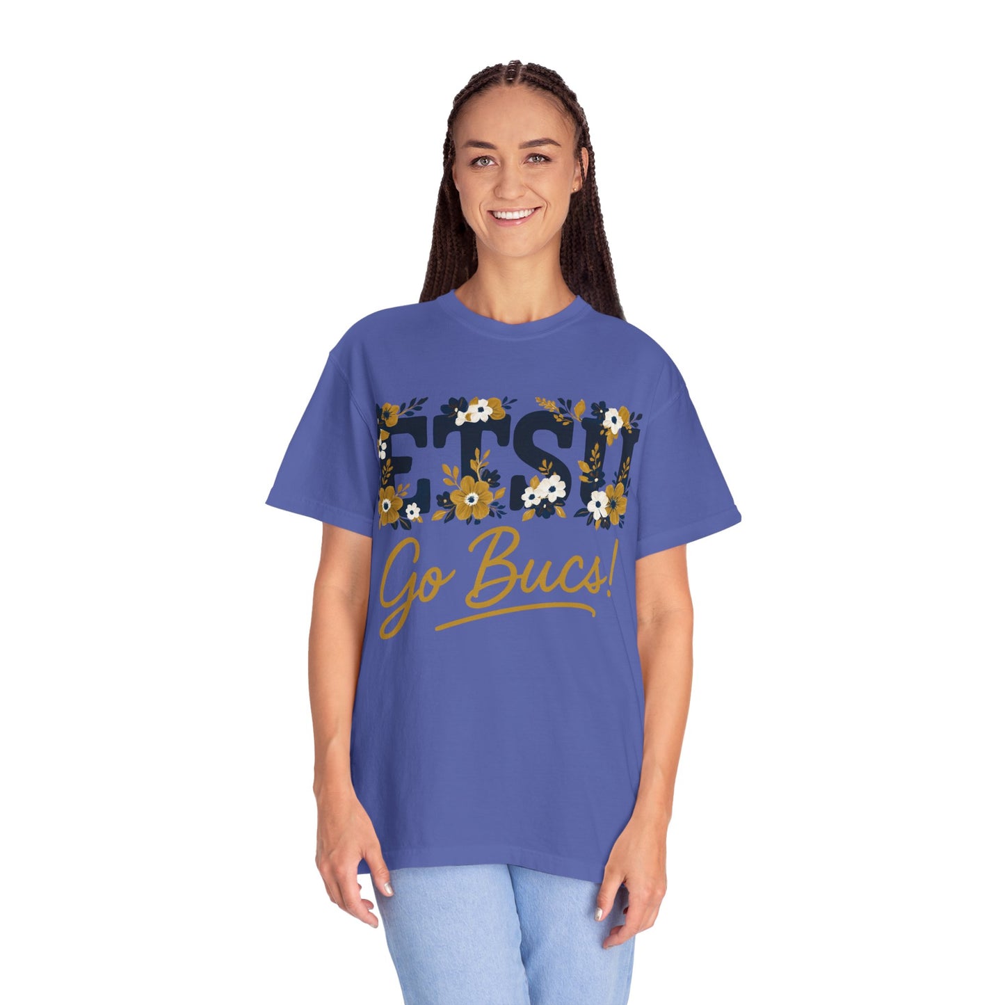 Floral Go Bucs Unisex T-shirt - College Apparel